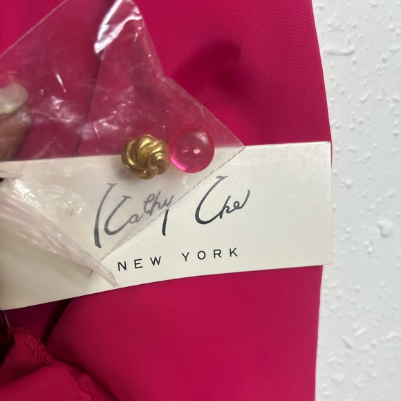 Oversized vintage hot pink midi dress (with tag) - Picture 6 of 7